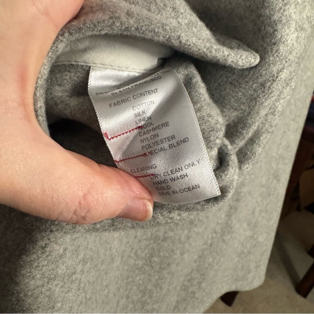 Harputs Own Wool Blend Open Front Long Line Shawl… - image 6